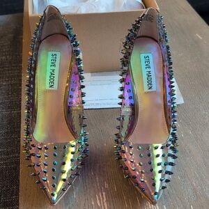 Steve Madden Multicolor Spiked Heels